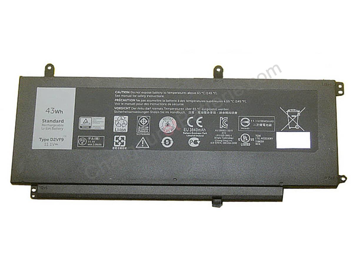  Dell                                D2VF9                                Batteries
