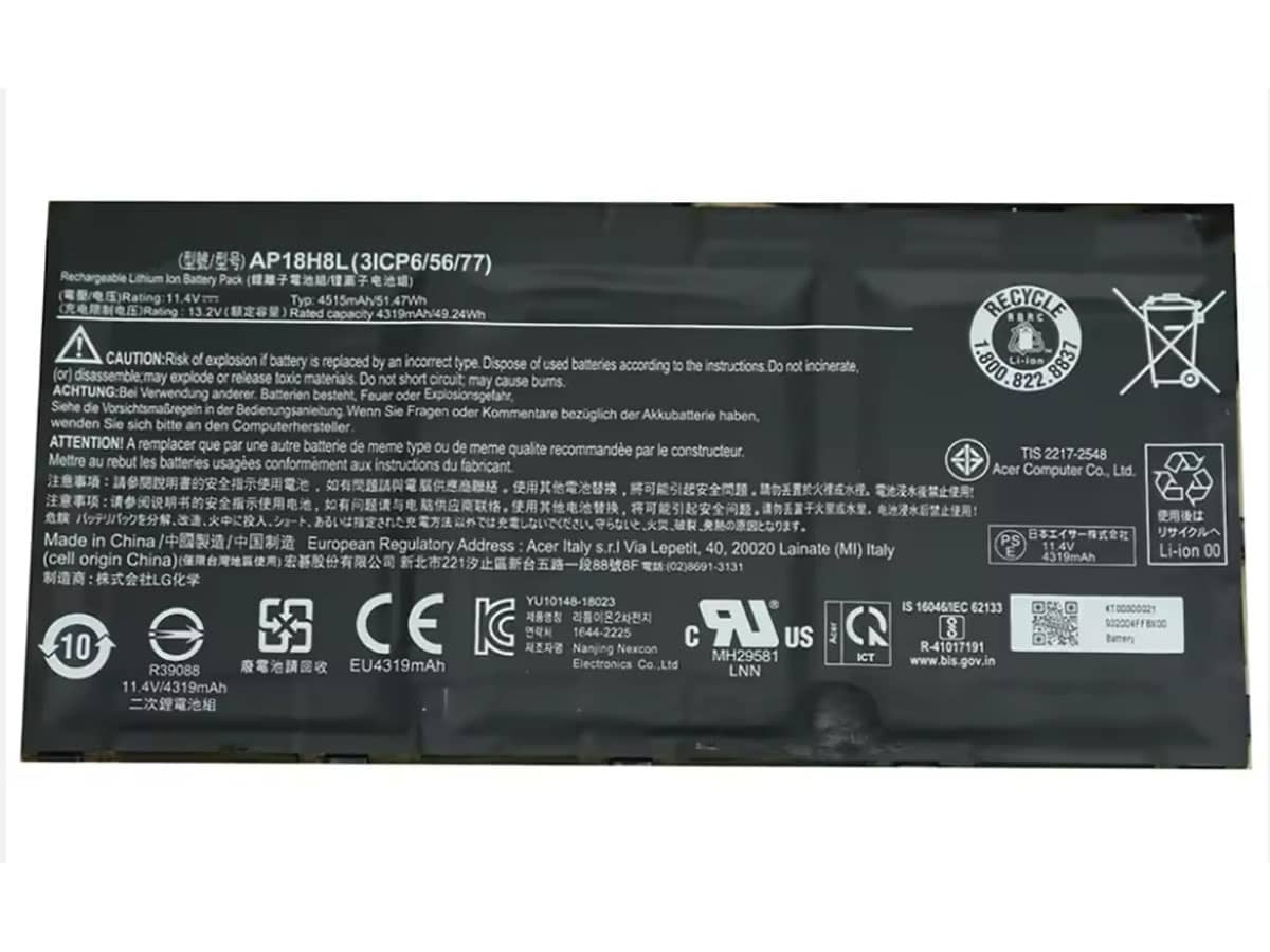 compatible avec ACER Spin 3 SP314-53N-34RT