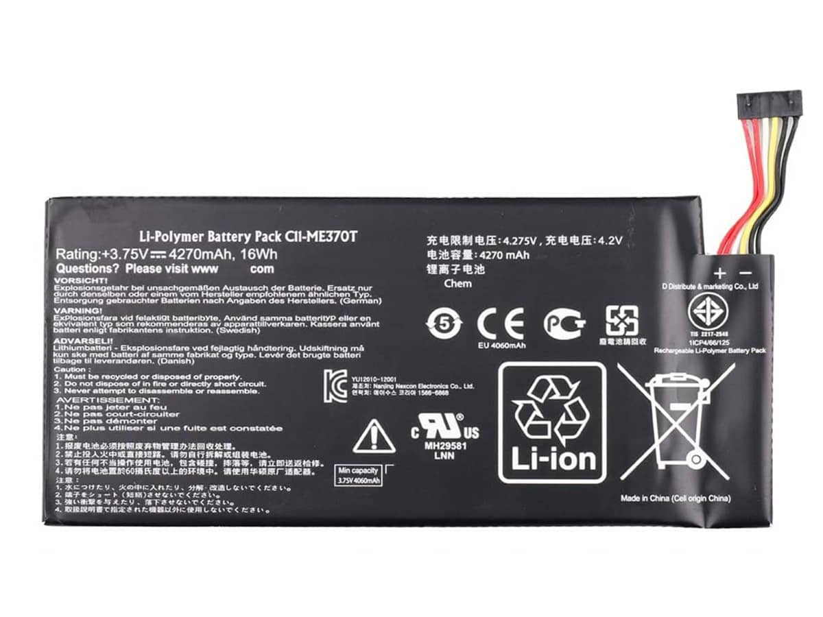 compatible avec ASUS C11-ME370T