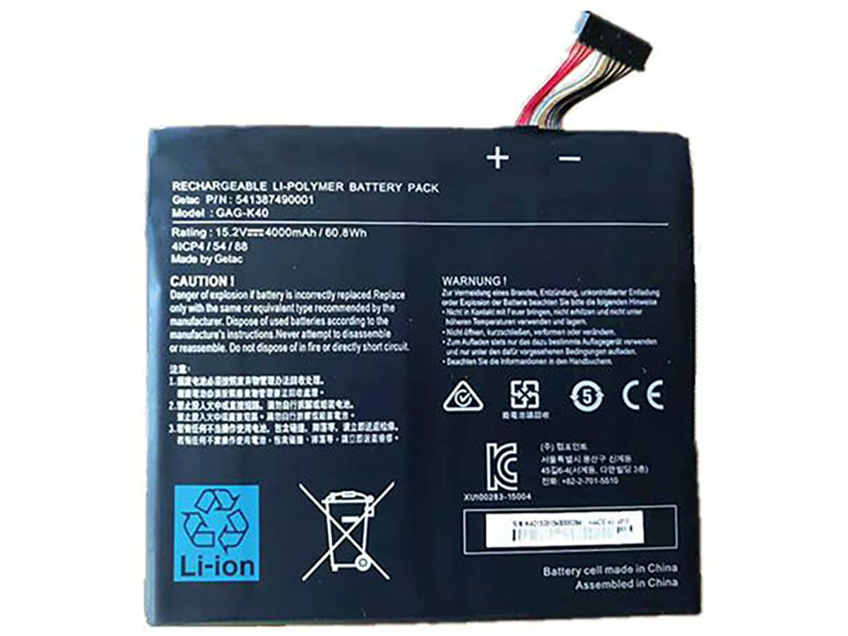 compatible avec GETAC 541387490001