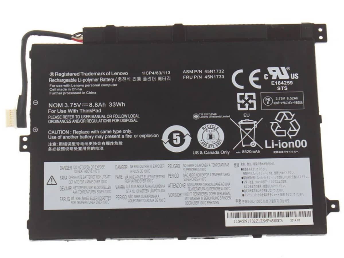 compatible avec LENOVO ThinkPad 10-20C1