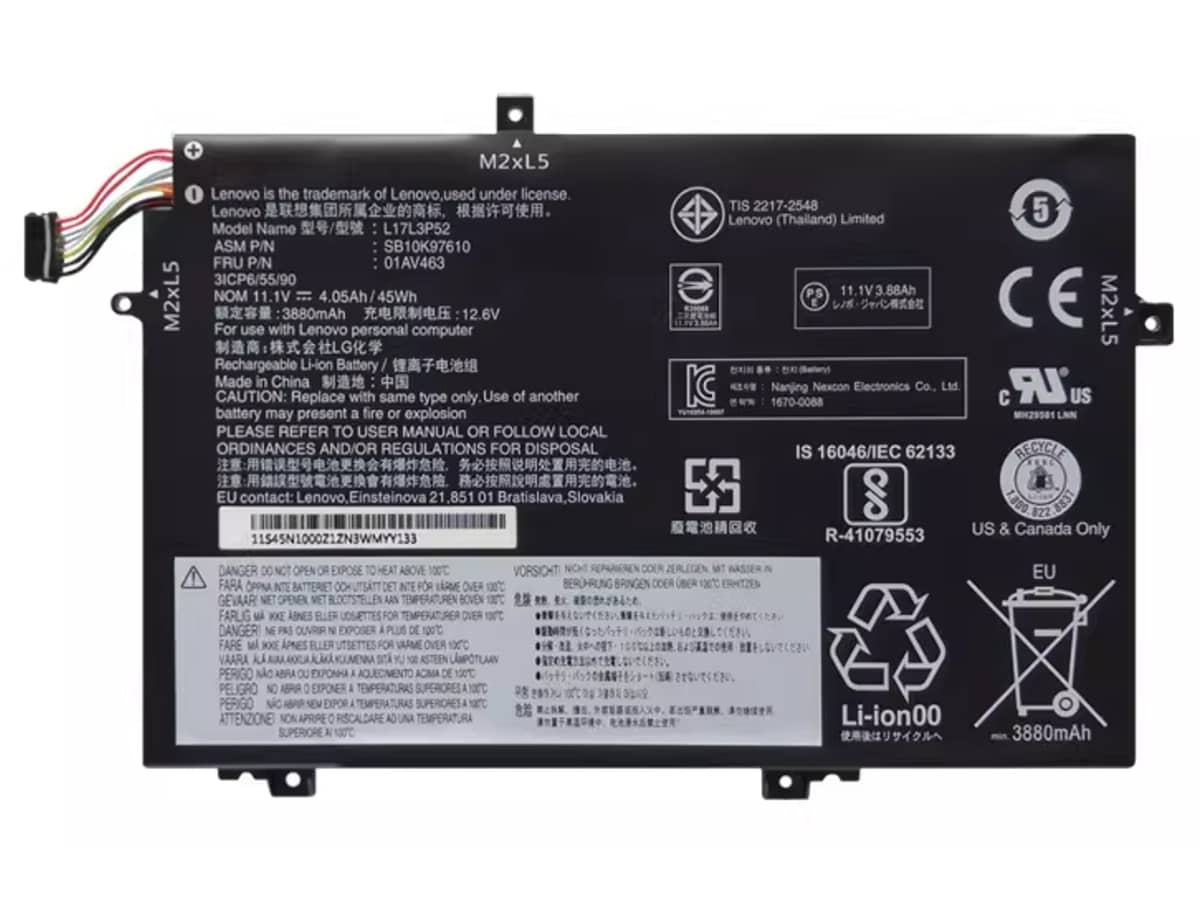 compatible avec LENOVO ThinkPad L480