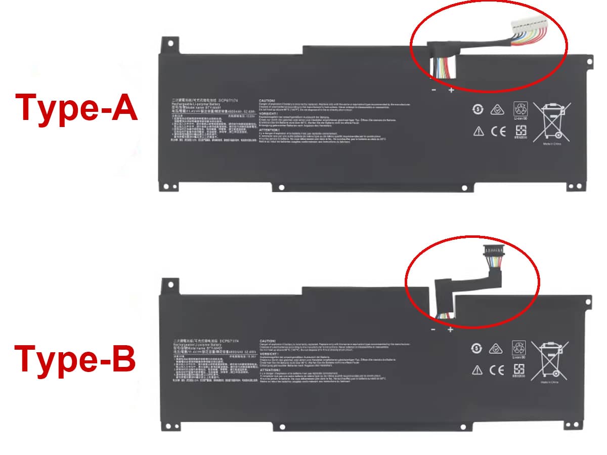 compatible avec MSI BTY-M491