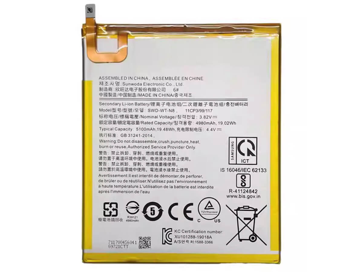 compatible avec SAMSUNG Galaxy TAB A 8.0 2019